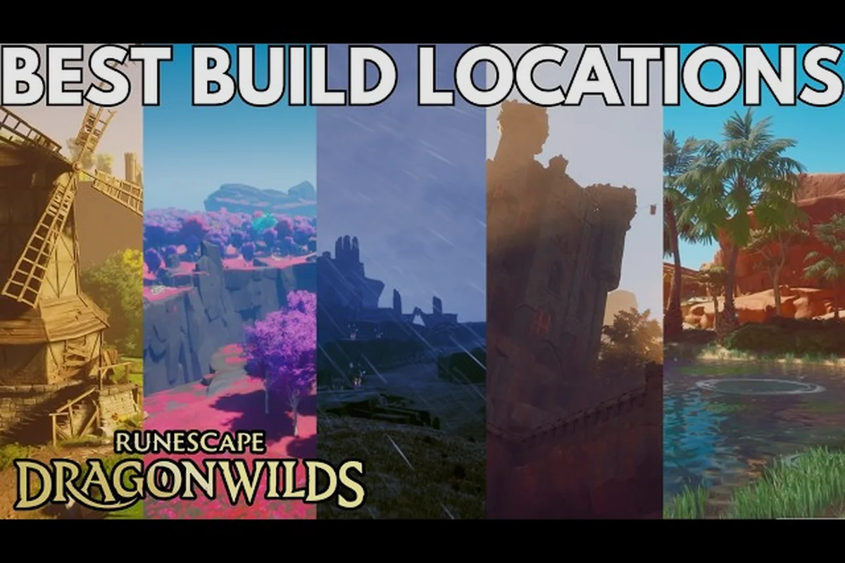 RuneScape: Dragonwilds Map: Ashenfall Regions & Landmarks